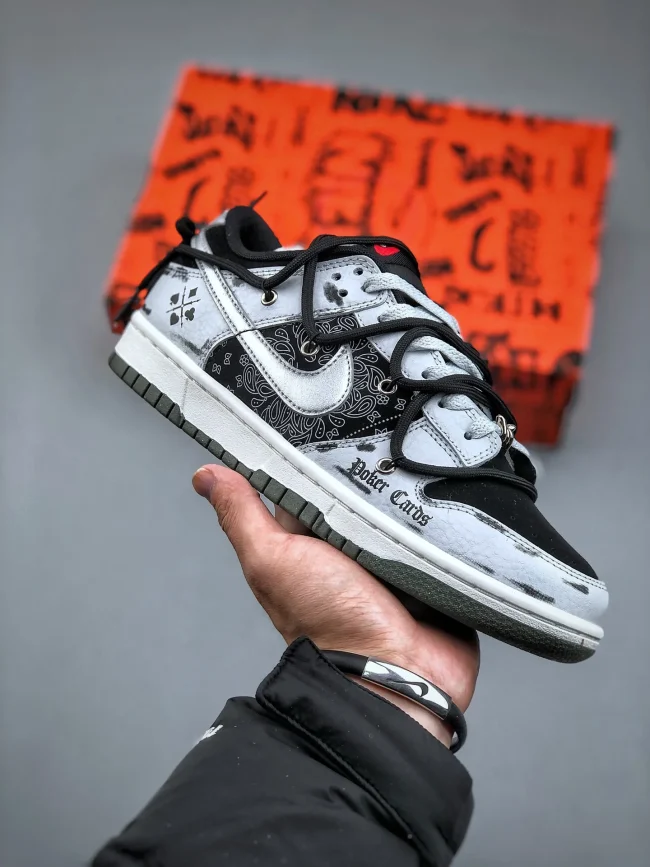 Ow X Dunk Low Black White