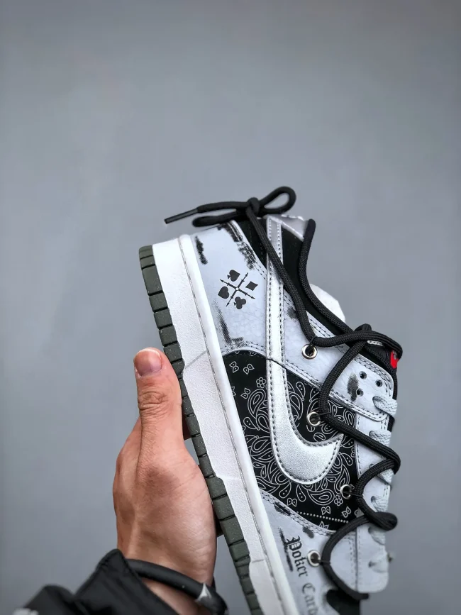 Ow X Dunk Low Black White