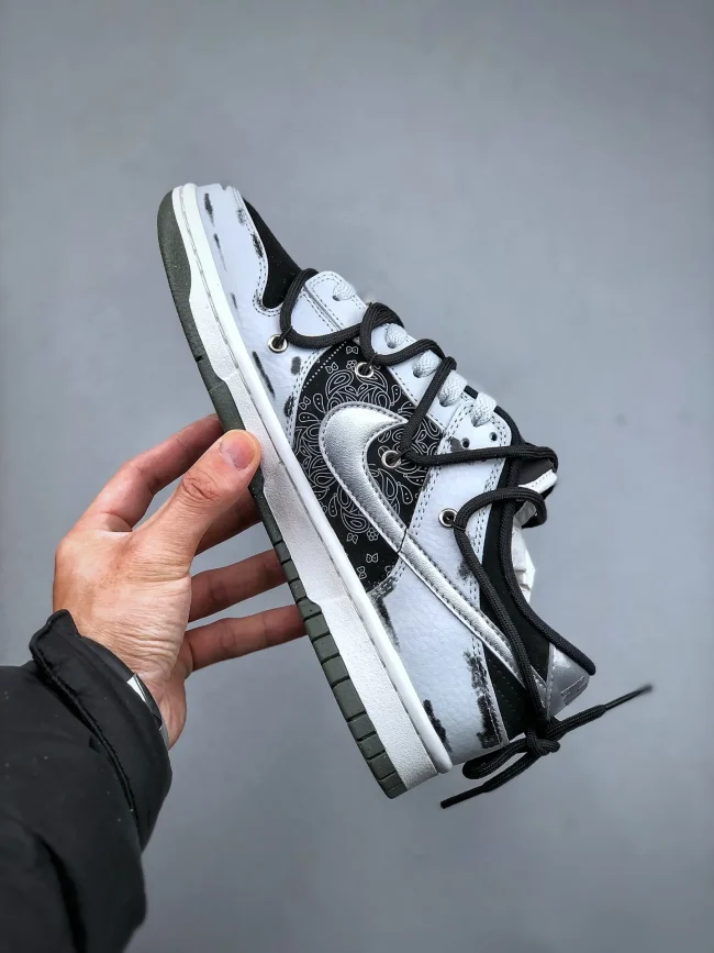 Ow X Dunk Low Black White