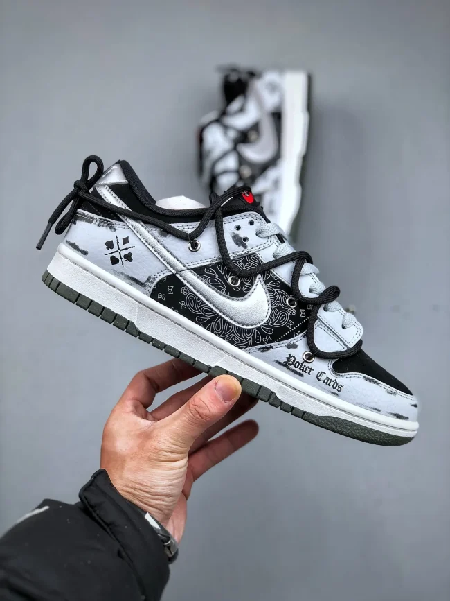 Ow X Dunk Low Black White