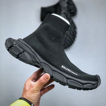 Balen 3xl Sock Recycled Knit Sneaker Black