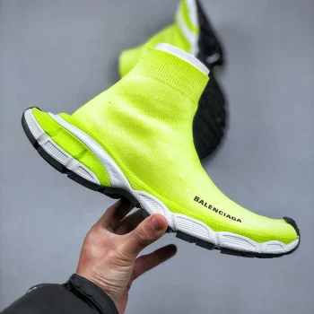 Balen 3xl Sock Recycled Knit Sneaker Fluo Yellow