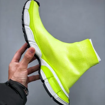 Balen 3xl Sock Recycled Knit Sneaker Fluo Yellow