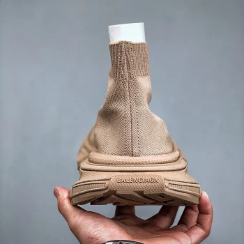 Balen 3xl Sock Recycled Knit Sneaker Beige