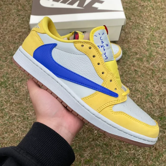 Tscott X AJ 1 Retro Low Og Sp Canary