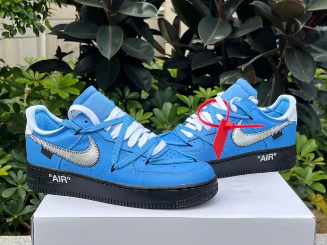 Ow X Af 1 Low Blue Black