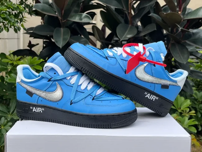 Ow X Af 1 Low Blue Black