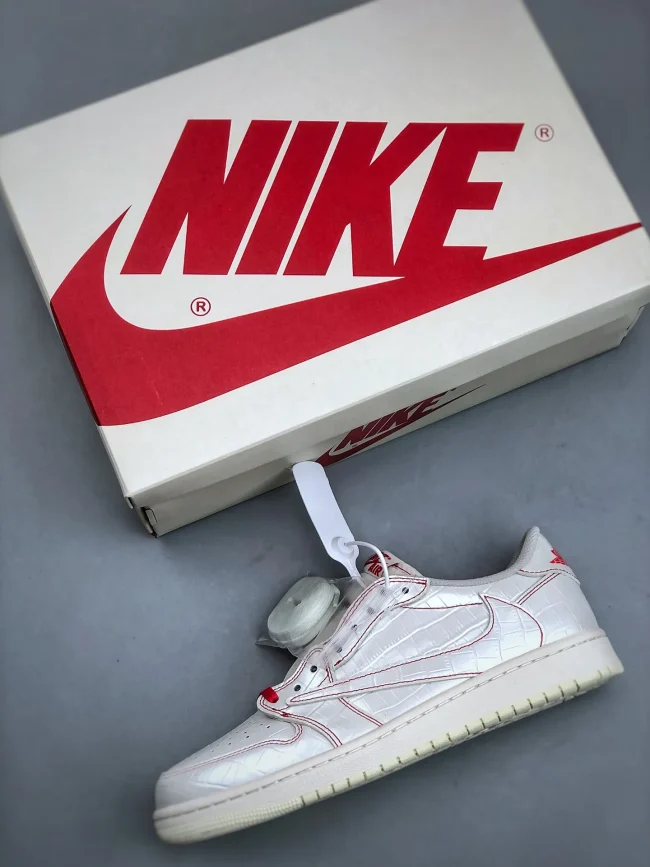 AJ 1 Retro Low Og Sp White Red