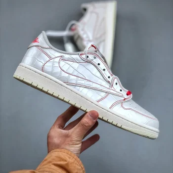 AJ 1 Retro Low Og Sp White Red