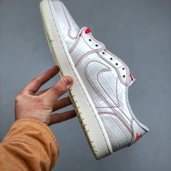 AJ 1 Retro Low Og Sp White Red