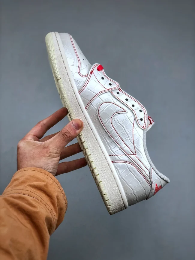 AJ 1 Retro Low Og Sp White Red