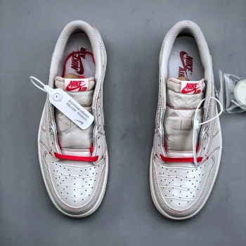 AJ 1 Retro Low Og Sp White Red