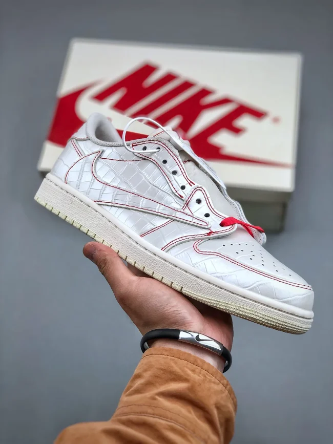 AJ 1 Retro Low Og Sp White Red