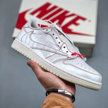 AJ 1 Retro Low Og Sp White Red