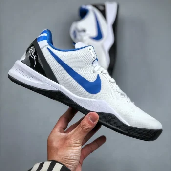 Zoom Kobe 8 System White Blue Black