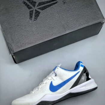 Zoom Kobe 8 System White Blue Black