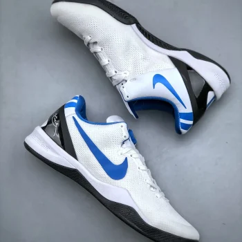 Zoom Kobe 8 System White Blue Black