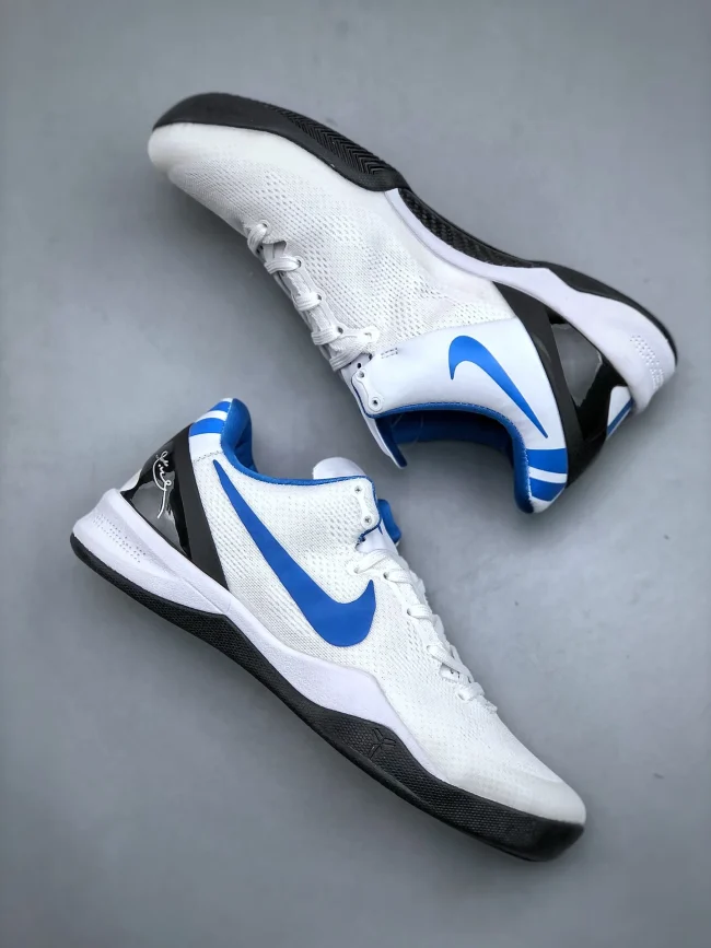 Zoom Kobe 8 System White Blue Black