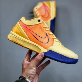 Zoom Kobe 4 Protro Yellow Orange Blue