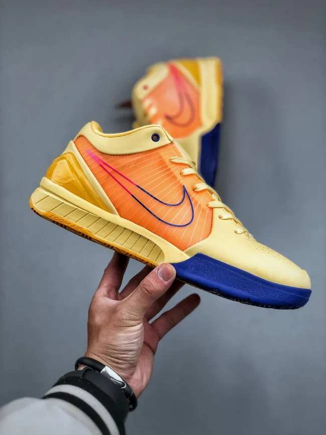 Zoom Kobe 4 Protro Yellow Orange Blue