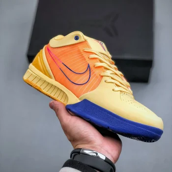 Zoom Kobe 4 Protro Yellow Orange Blue