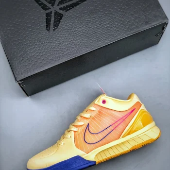 Zoom Kobe 4 Protro Yellow Orange Blue