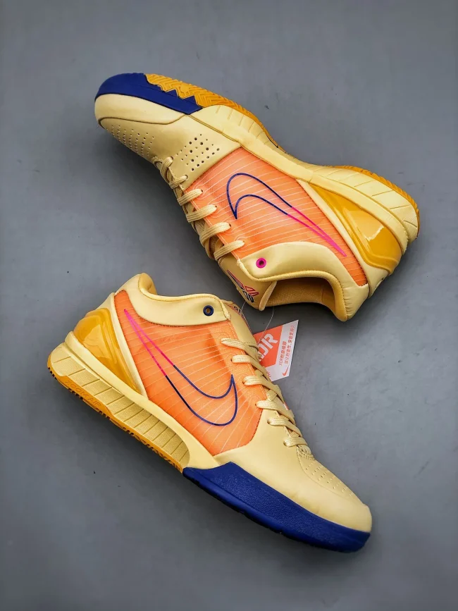 Zoom Kobe 4 Protro Yellow Orange Blue