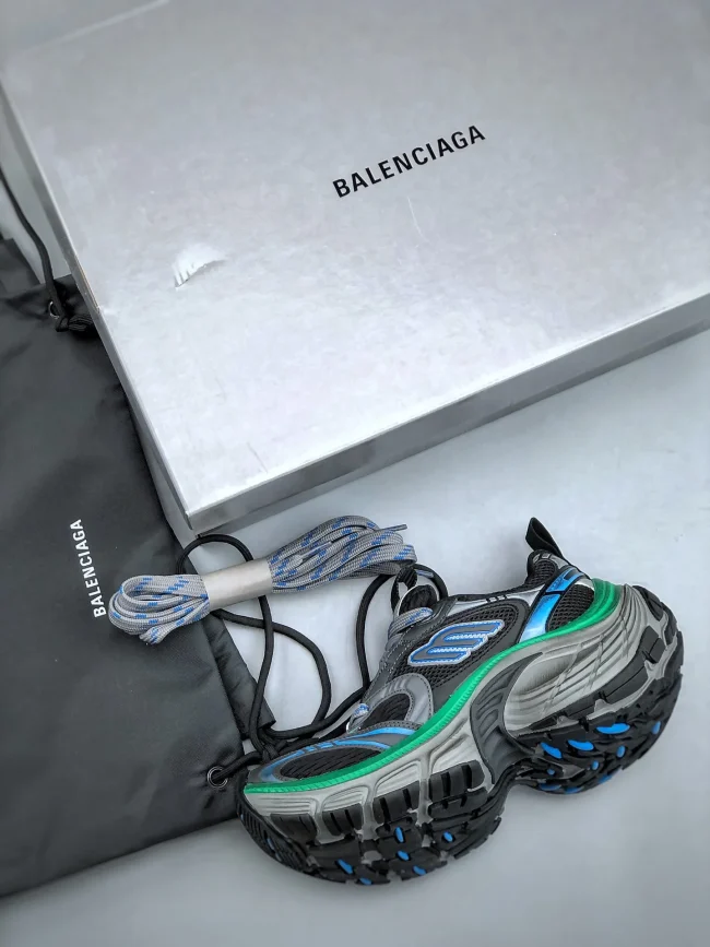 Balen 10xl Sneaker Black Grey Blue Green