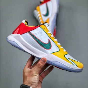 Zoom Kobe 5 Protro White Red Yellow