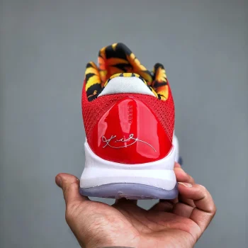 Zoom Kobe 5 Protro White Red Yellow