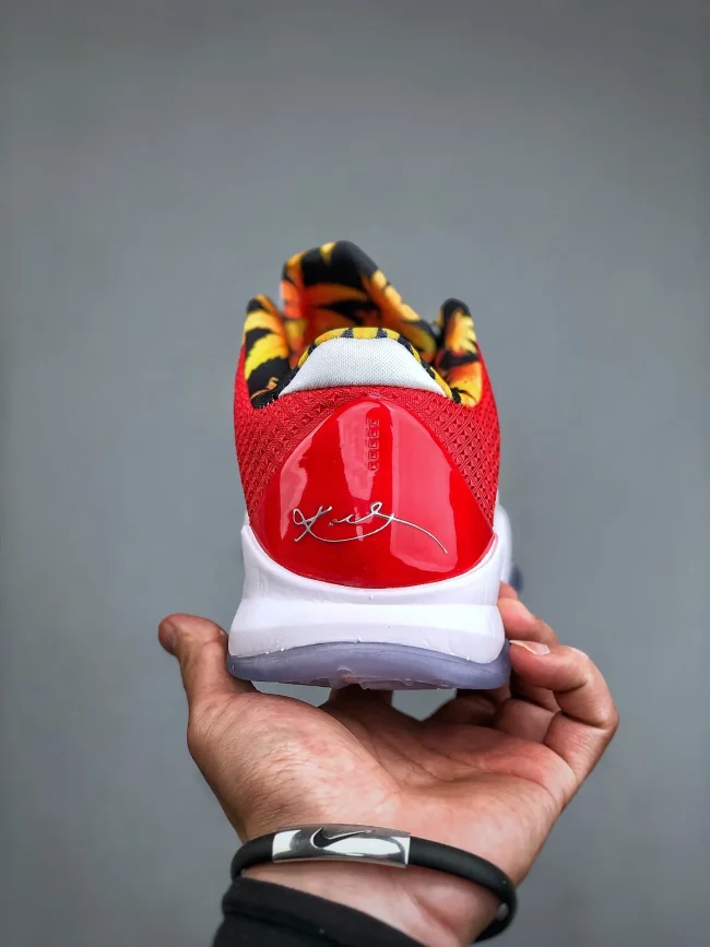 Zoom Kobe 5 Protro White Red Yellow