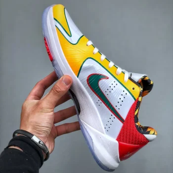 Zoom Kobe 5 Protro White Red Yellow