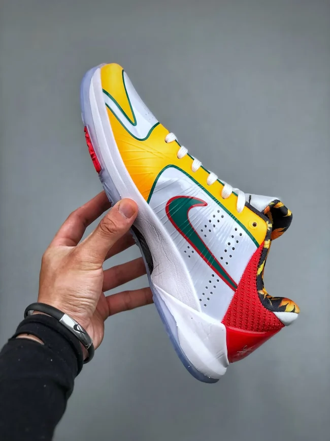 Zoom Kobe 5 Protro White Red Yellow