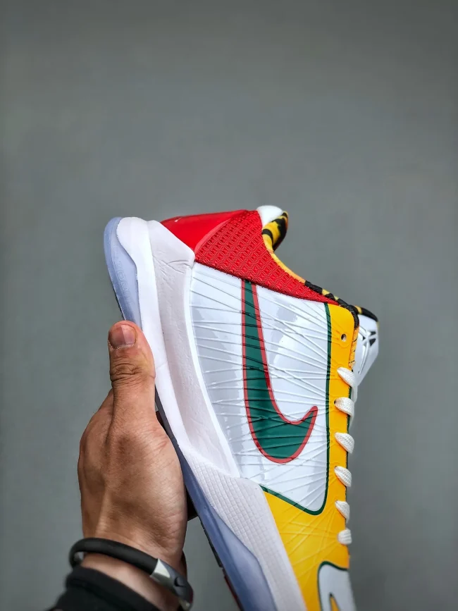 Zoom Kobe 5 Protro White Red Yellow