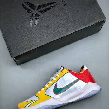 Zoom Kobe 5 Protro White Red Yellow