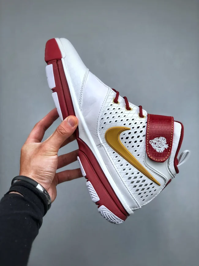 Zoom Kobe 3 Protro White Red Golden