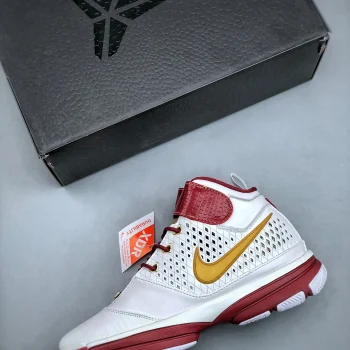 Zoom Kobe 3 Protro White Red Golden