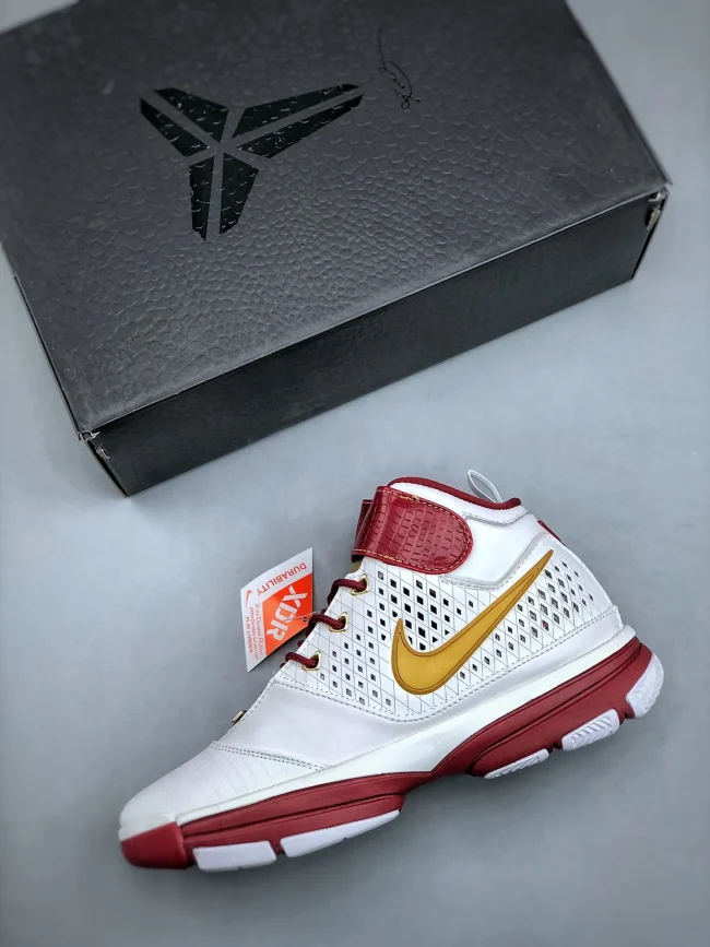 Zoom Kobe 3 Protro White Red Golden