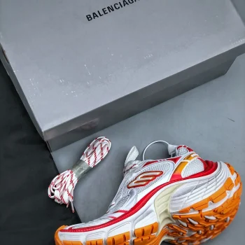 Balen 10xl Sneakers White Red Orange