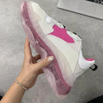 Balen Triple S Clear Sole White/pink