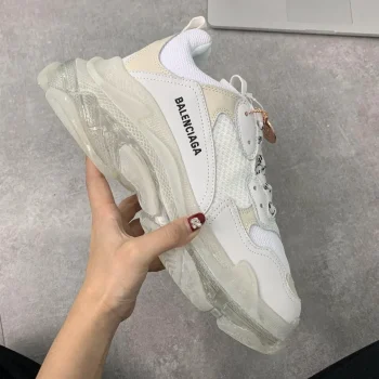 Balen Triple S Clear Sole White