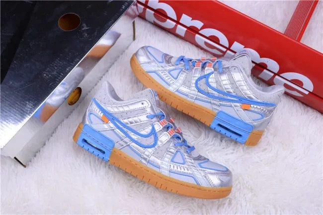 Ow X Air Rubber Dunk University Blue