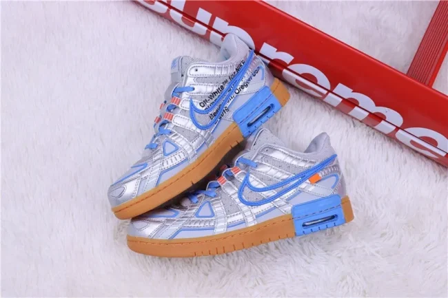 Ow X Air Rubber Dunk University Blue