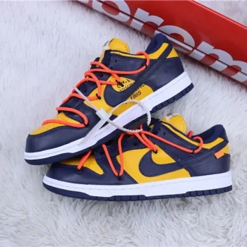 Ow X Dunk Low University Gold