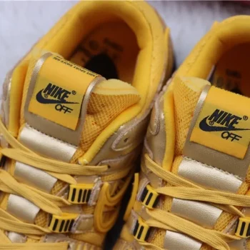 Ow X Air Rubber Dunk University Gold