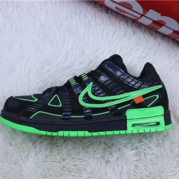 Ow X Air Rubber Dunk Green Strike