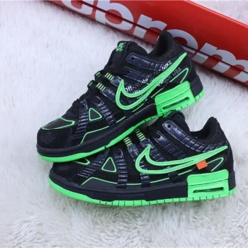 Ow X Air Rubber Dunk Green Strike