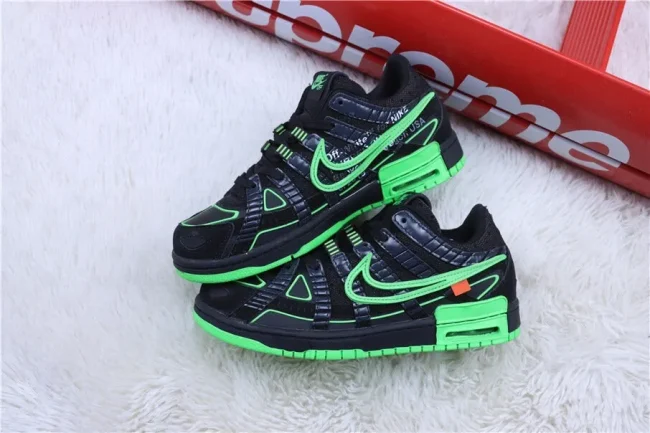 Ow X Air Rubber Dunk Green Strike