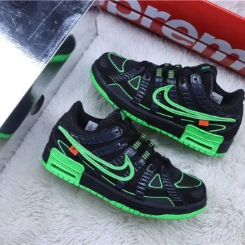 Ow X Air Rubber Dunk Green Strike