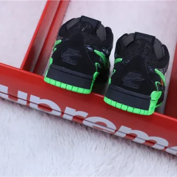 Ow X Air Rubber Dunk Green Strike